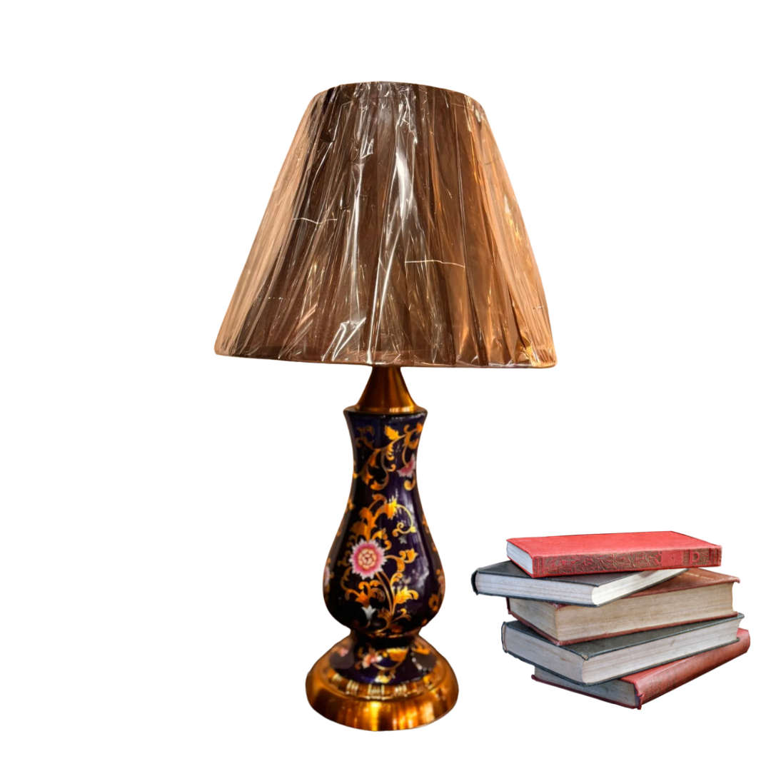 Versace-Inspired Glass Table Lamp