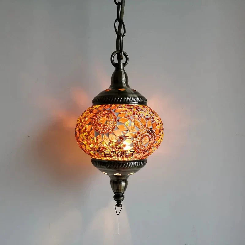 Mosaic Turkish Pendant Hanging Light