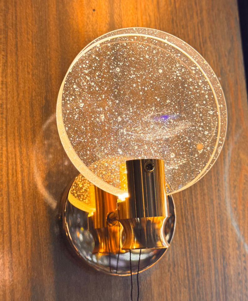 Luxury Gold Crystal LED Wall Light