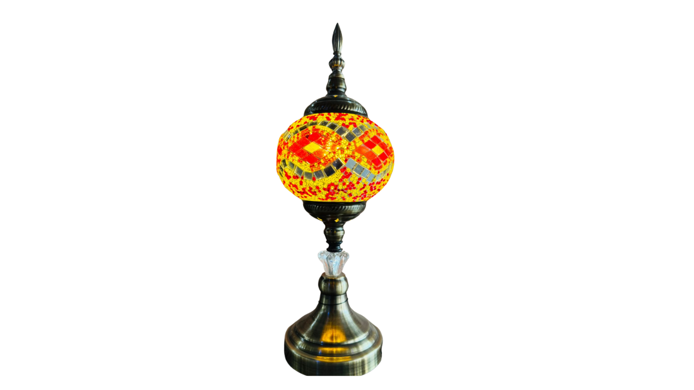 Turkish Flame Mosaic Lamp