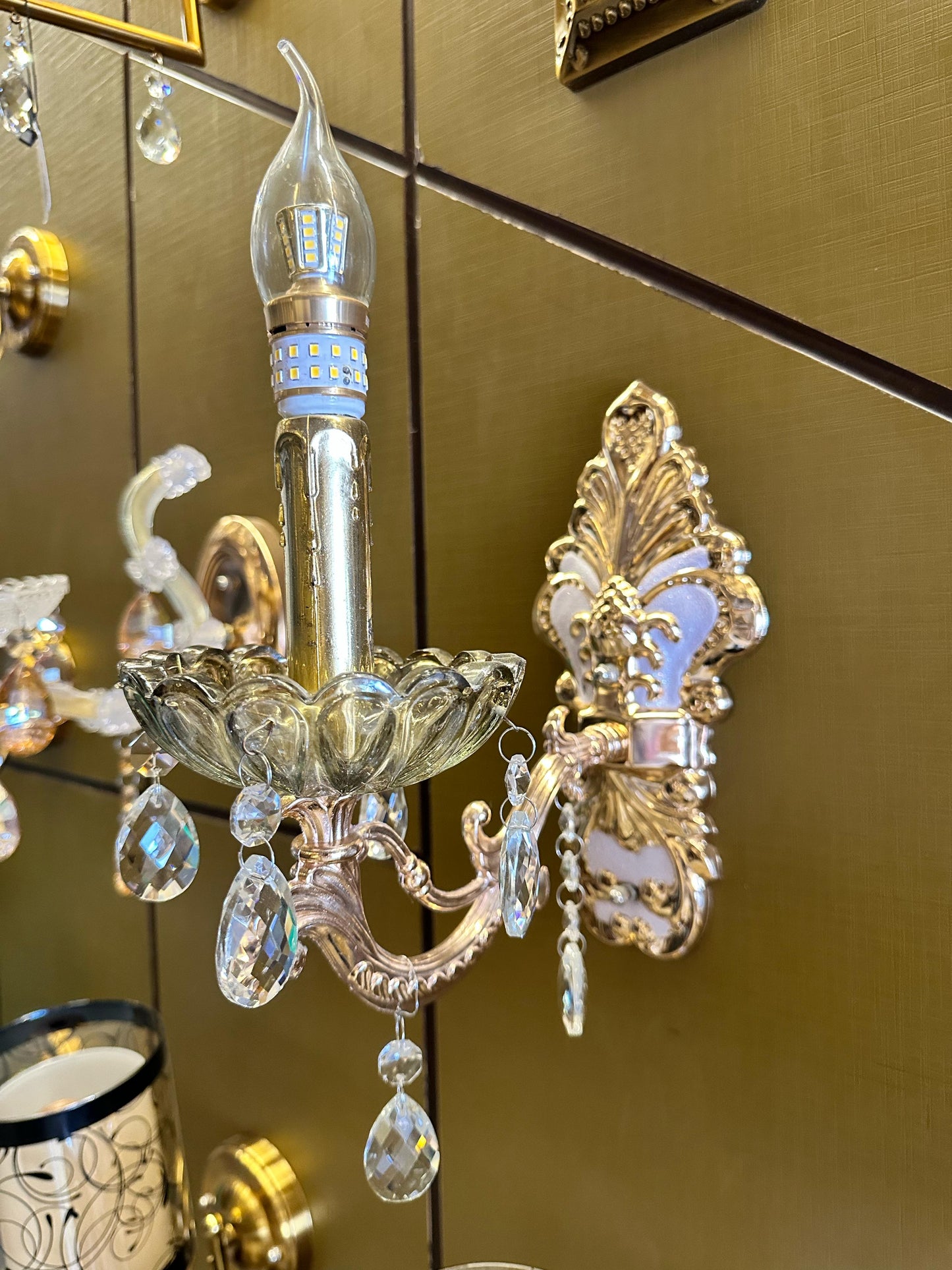 Royal Crystal Wall Sconce