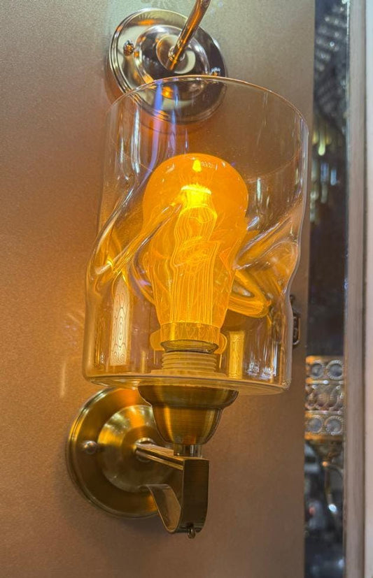 Champagne Crystal Wall Light