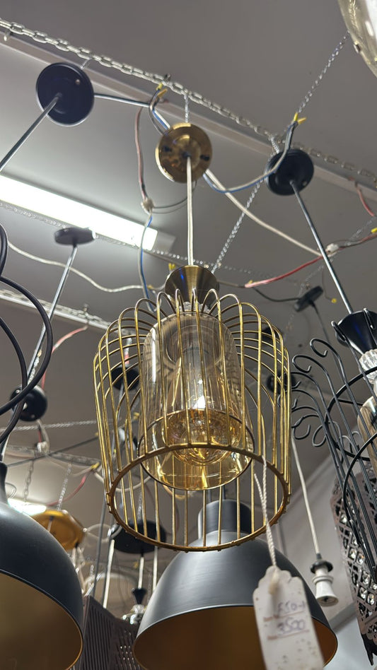 Golden Pendant Light