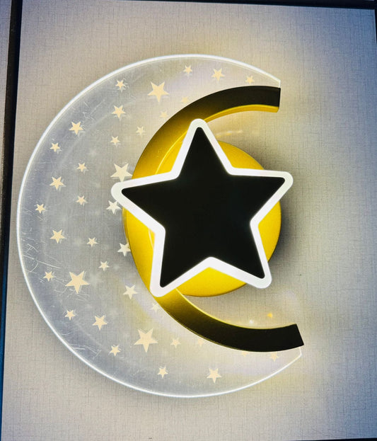 Crescent-Shaped LED Light