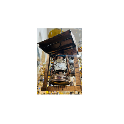 Wooden Lantern Pendant Light