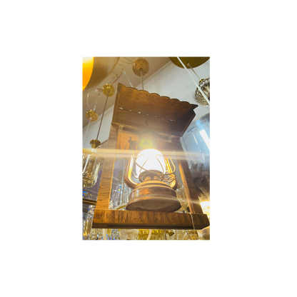 Wooden Lantern Pendant Light