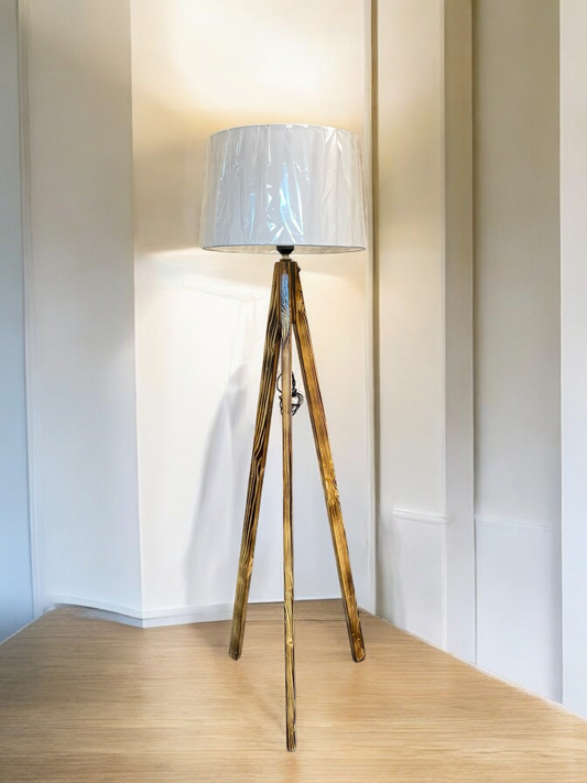 Wood Floor Lamp