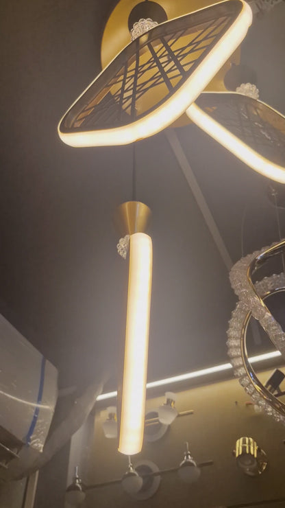 Aluminium 3 Piece LED Hanging