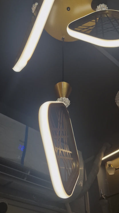 Aluminium 3 Piece LED Hanging
