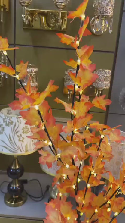 Autumn Maple Glow Lamp (4.5 ft)