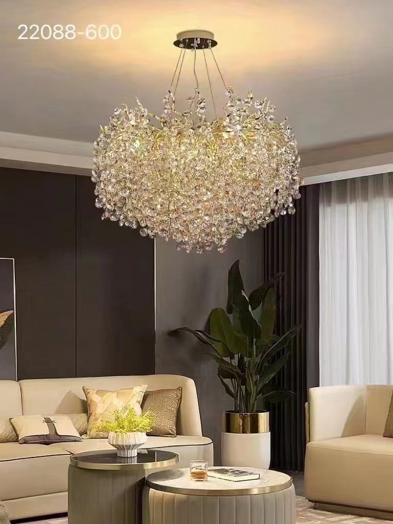 800mm Crystal Chandelier (bulbs not included)