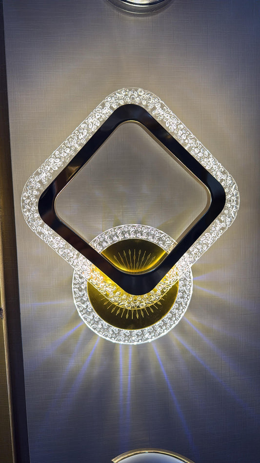 Crystal Halo Modern Wall Light