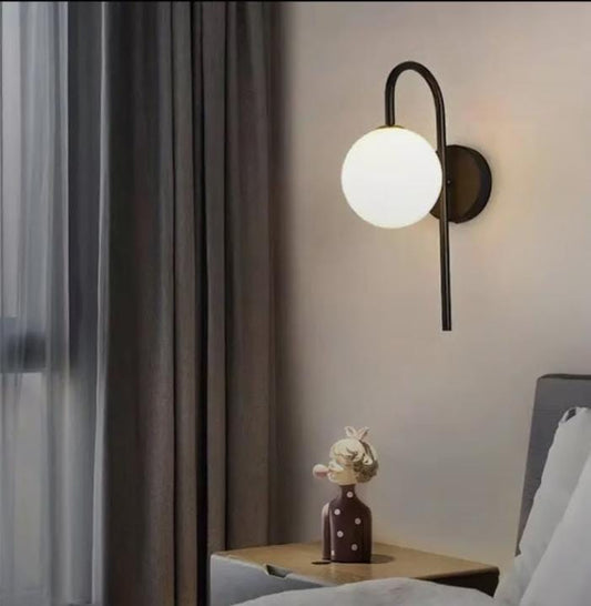 Glass Ball Wall Lamp