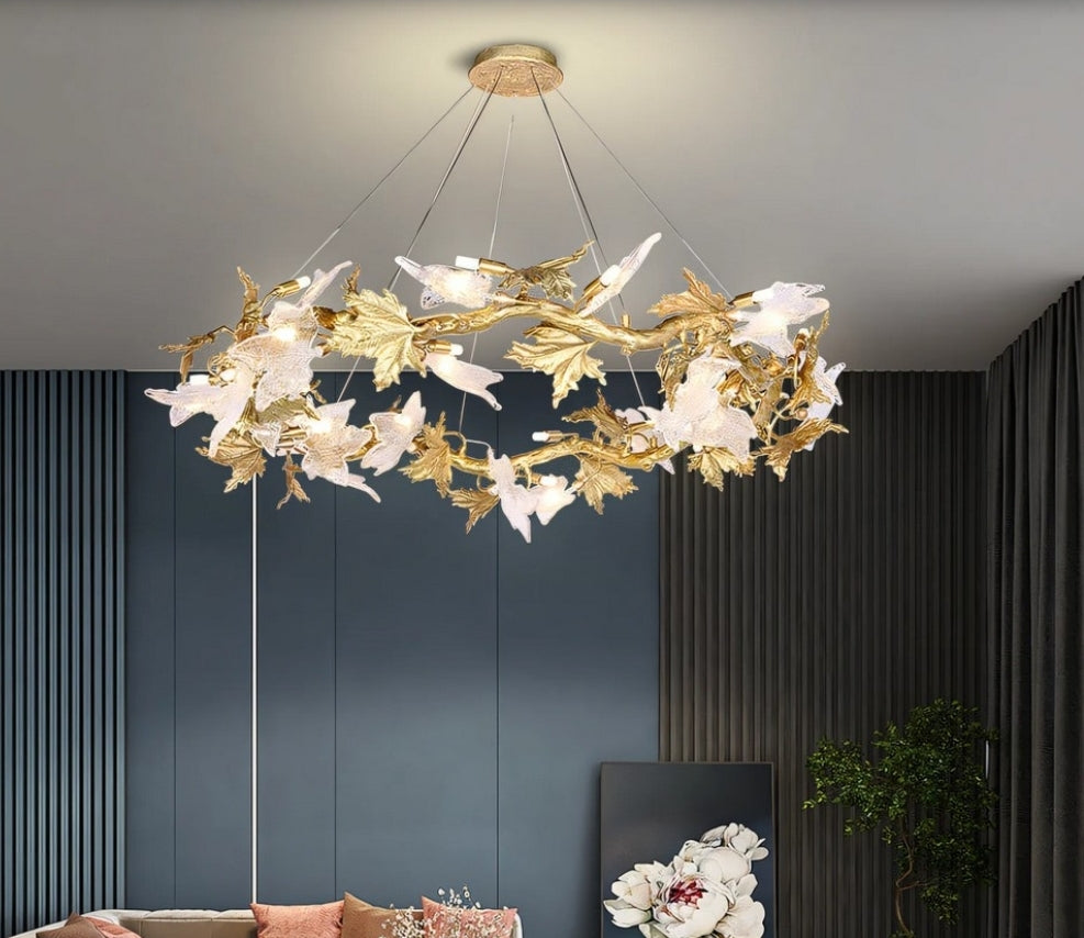 Maple Leaf Chandelier