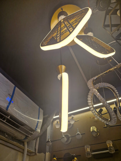 Aluminium 3 Piece LED Hanging