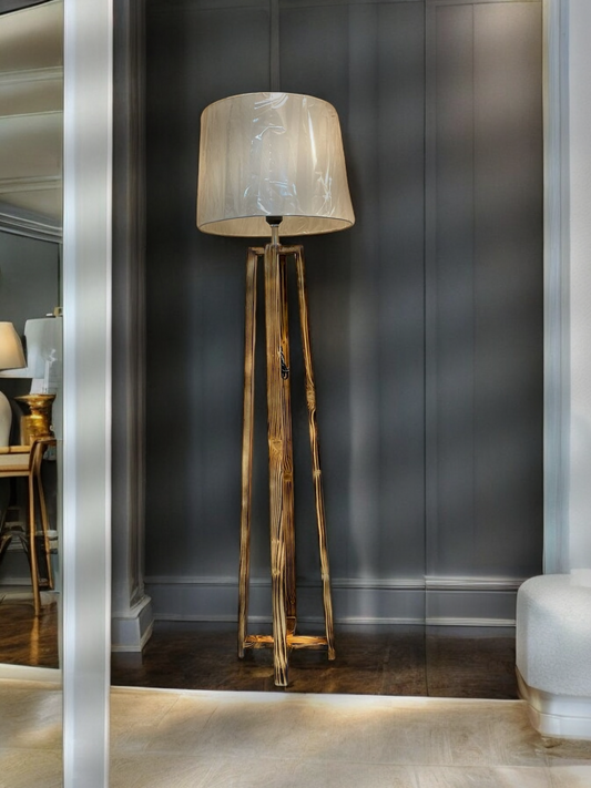 Wood Floor Lamp