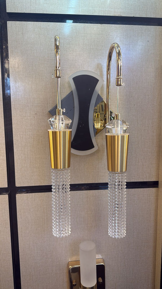 Double Acrylic And Metal Wall Lamp