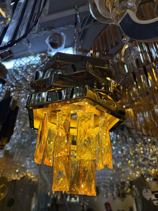 Star Champagne Crystal Chandelier (200mm)